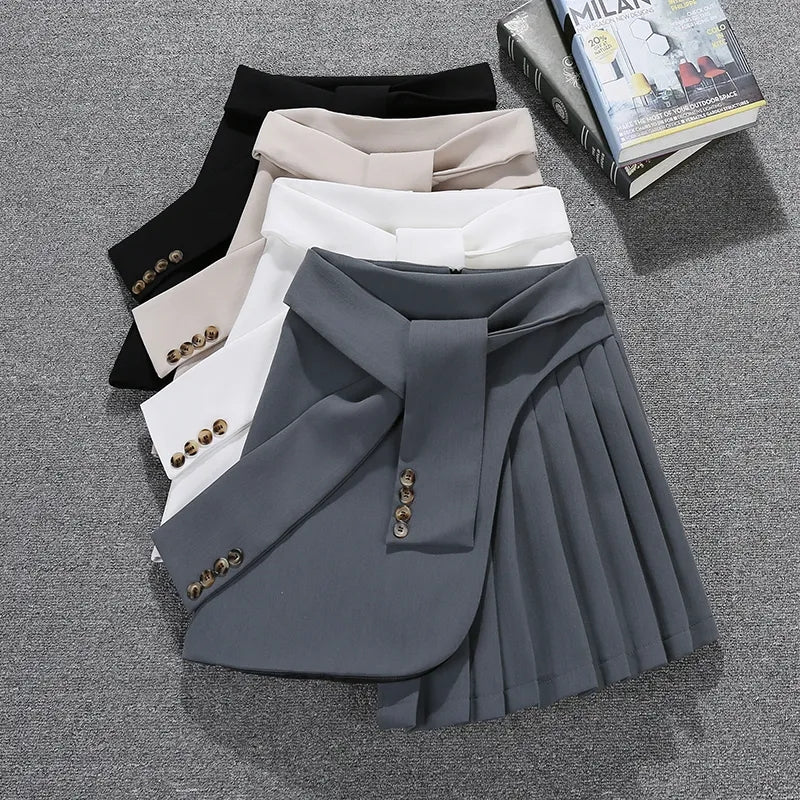 ASYMMETRIC MINI SKIRT