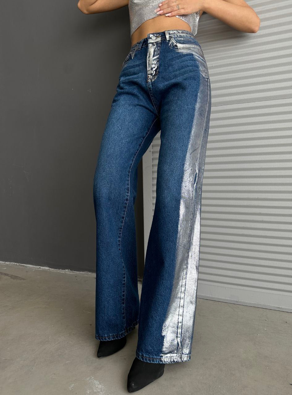 LUCY METALLIC DENIM